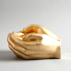 Hand Planter- Gold