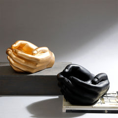 Hand Planter- Gold