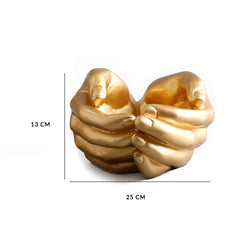 Hand Planter- Gold