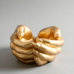 Hand Planter- Gold