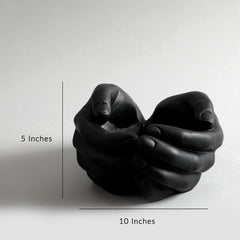 Hand Planter- Black