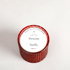 Alyona Red Scented Candle Jar With Lid