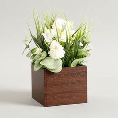 Peafowl White Potted Plant