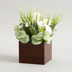 Peafowl White Potted Plant