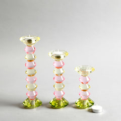 Torrian Crystal Candle Holder Medium