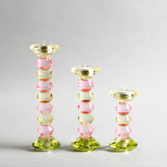 Torrian Crystal Candle Holder Medium
