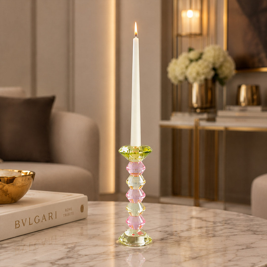 Torrian Crystal Candle Holder Medium