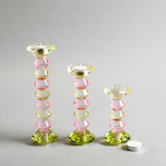 Torrian Crystal Candle Holder Large