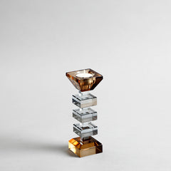 Alvaro Crystal Candle Holder Small