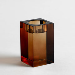 Cynthia Brown Crystal Candle Holder