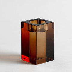 Cynthia Brown Crystal Candle Holder
