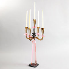 Sharyn 5-Arms Crystal Candelabra