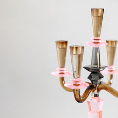 Sharyn 5-Arms Crystal Candelabra