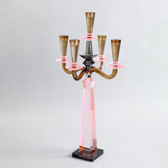 Sharyn 5-Arms Crystal Candelabra