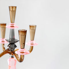 Sharyn 5-Arms Crystal Candelabra