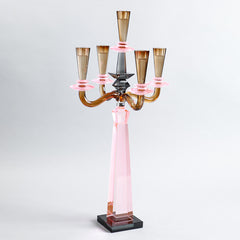 Sharyn 5-Arms Crystal Candelabra