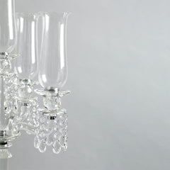 Toran 5-Arms Crystal Candelabra