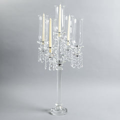Toran 5-Arms Crystal Candelabra