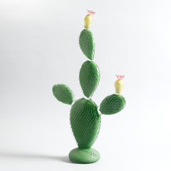 Crystal Cactus Ficus Light Green Décor Object