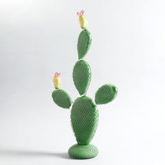 Crystal Cactus Ficus Light Green Décor Object
