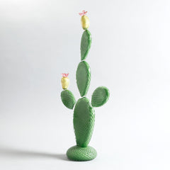 Crystal Cactus Ficus Light Green Décor Object