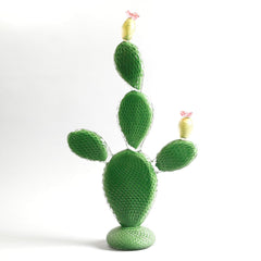 Crystal Cactus Ficus Light Green Décor Object