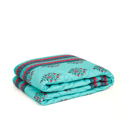Erica Green Quilt With Sham Set