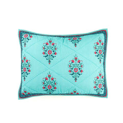 Erica Green Quilt With Sham Set