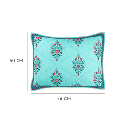 Erica Green Quilt With Sham Set
