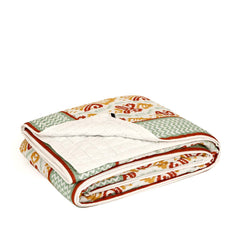 Stuvan Printed Quilt With Sham Set
