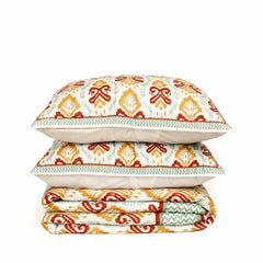 Stuvan Printed Quilt With Sham Set