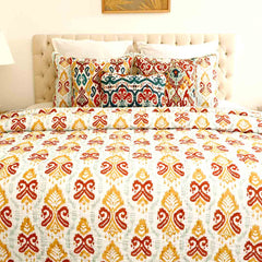 Stuvan Printed Quilt With Sham Set
