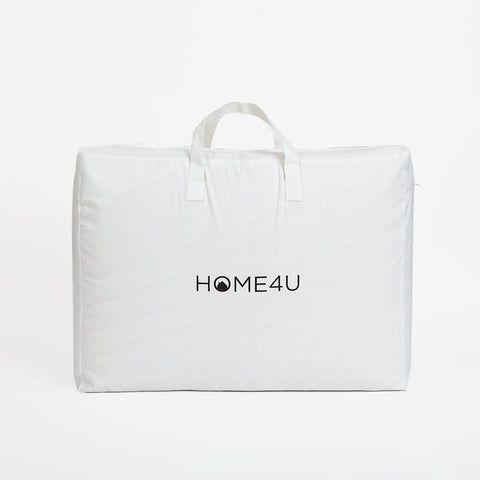 Ashen Pearl Kantha Queen Size Quilt