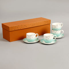 Jolie Cup & Saucer S/4 With Gift Box