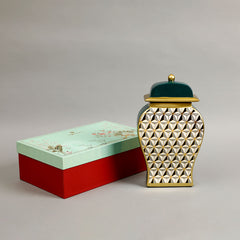 Raga Porcelain Jar With Gift Box