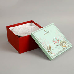 Alyona Shallow Serving Bowl With Stand Gift Set