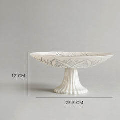 Alyona Shallow Serving Bowl With Stand Gift Set