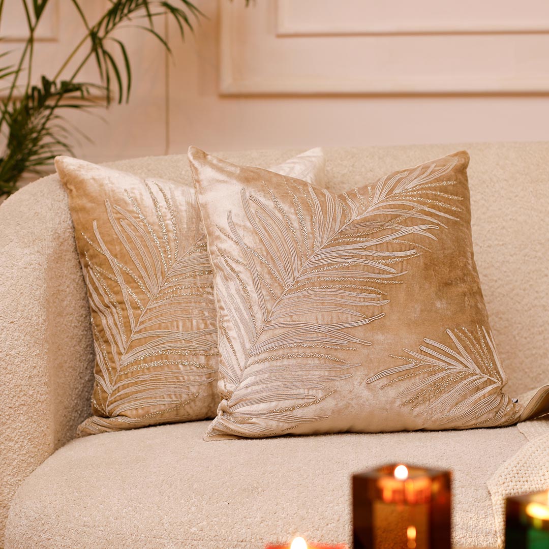 Aashna Embroidered Cushion Cover