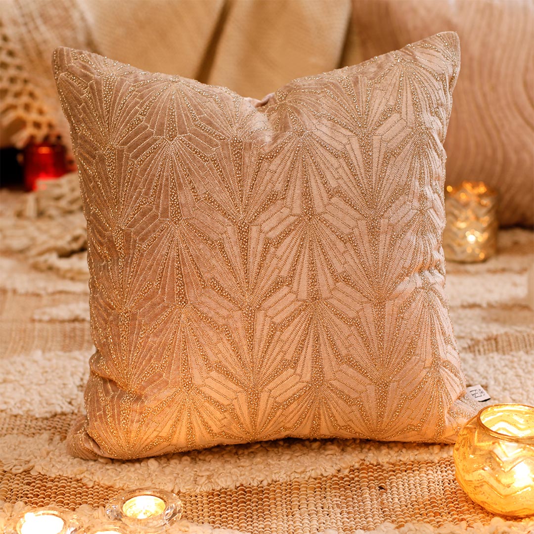 Freya Embroidered Cushion Cover