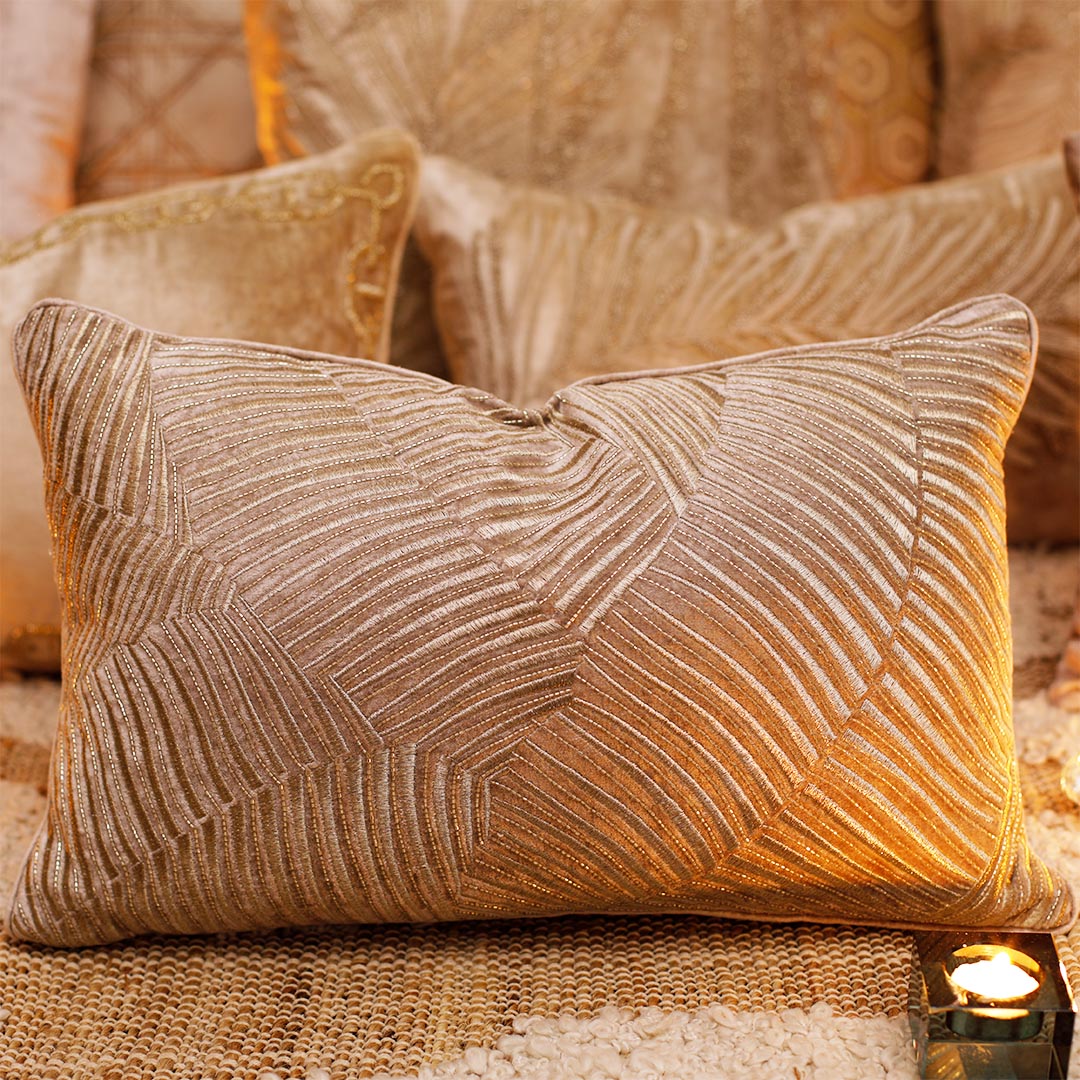 Layla Embroidered Cushion Cover