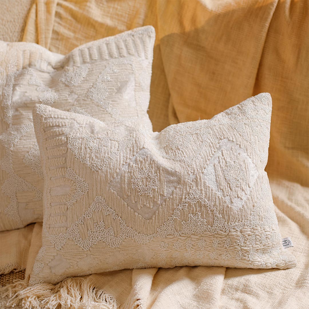 Glem Embroidered Cushion Cover