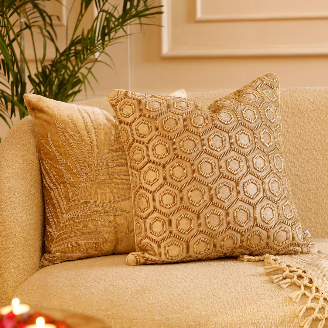 Eliana Embroidered Cushion Cover