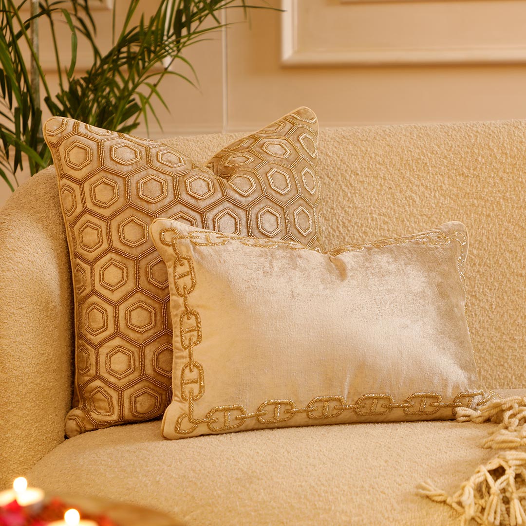 Eldora Embroidered Cushion Cover