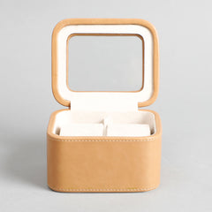 Amara Brown 2 Slot Leather Watch Box