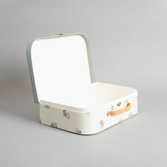 ABC Multi Printed Paper Suitcase Big
