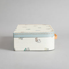 ABC Multi Printed Paper Suitcase Big