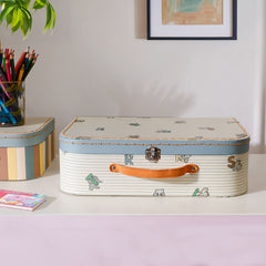 ABC Multi Printed Paper Suitcase Big