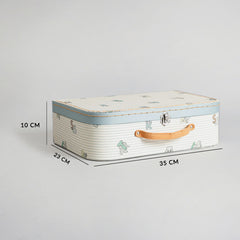 ABC Multi Printed Paper Suitcase Big