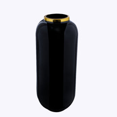 Midnight Black Tall Vase