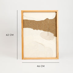 Isaac Embroidered Rectangle Wall Art